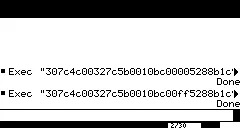 “Screenshot of setting all pixels to 1.”
